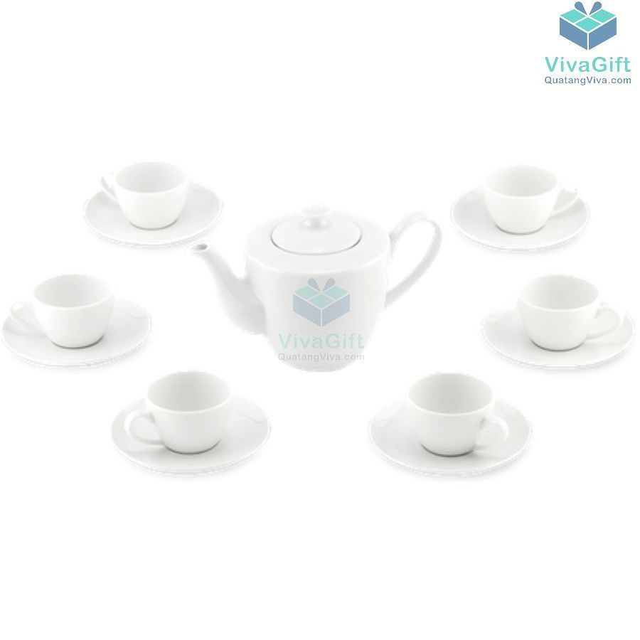 Bộ ấm chén 0.45 L - Daisy - Trắng 2