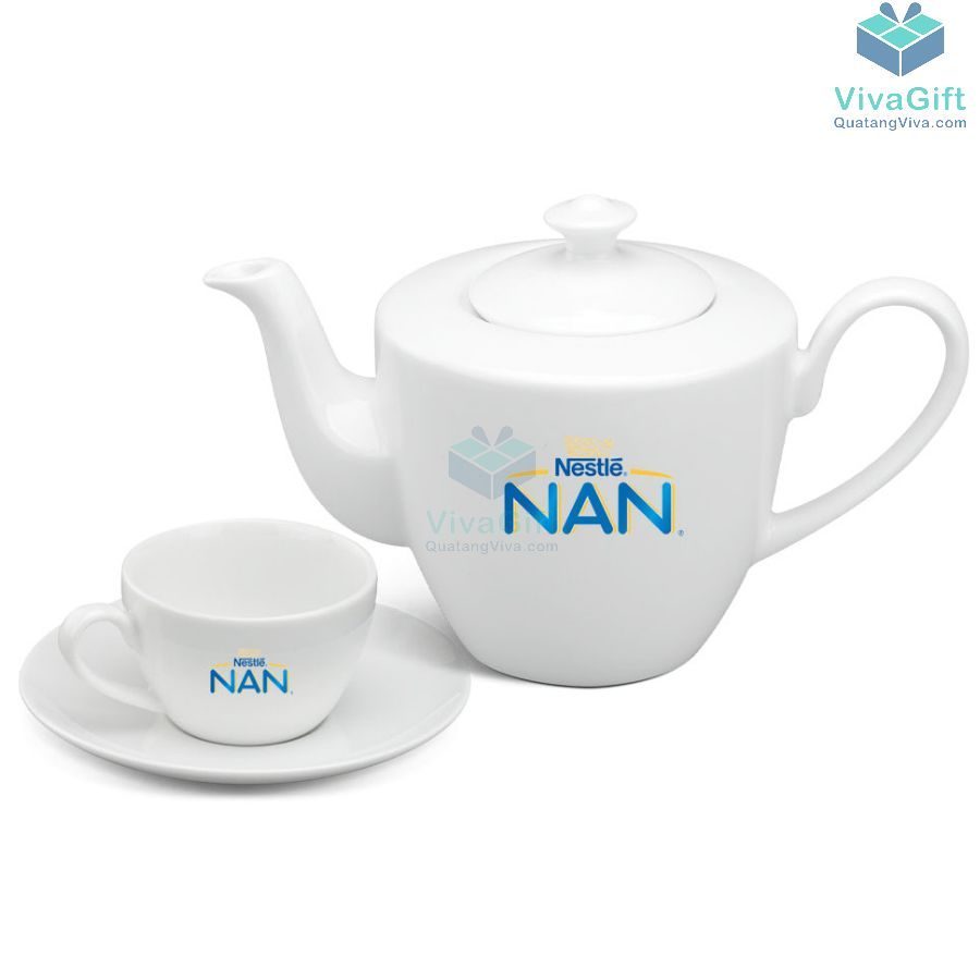Bộ ấm chén 0.45 L - Daisy - Trắng 6