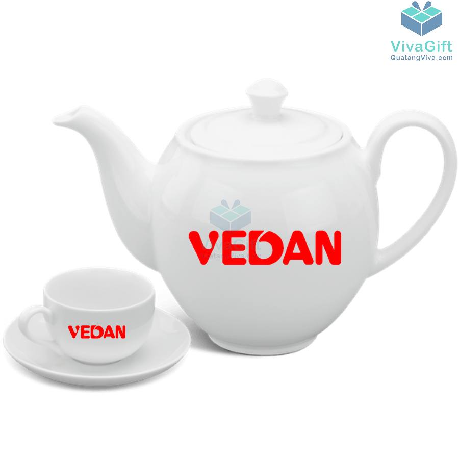 Bộ ấm chén Minh Long 1.1 L - Camellia - Trắng 2