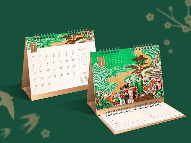 Qùa tặng hội nghị Lịch Để Bàn