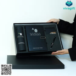 Set Quà Sổ Bình Bút Namecard GS117_vivagift