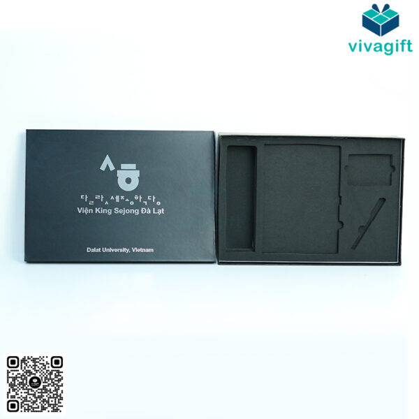 Hộp Âm Dương Đựng Sổ + Bút + Bình + Namecard HAD09