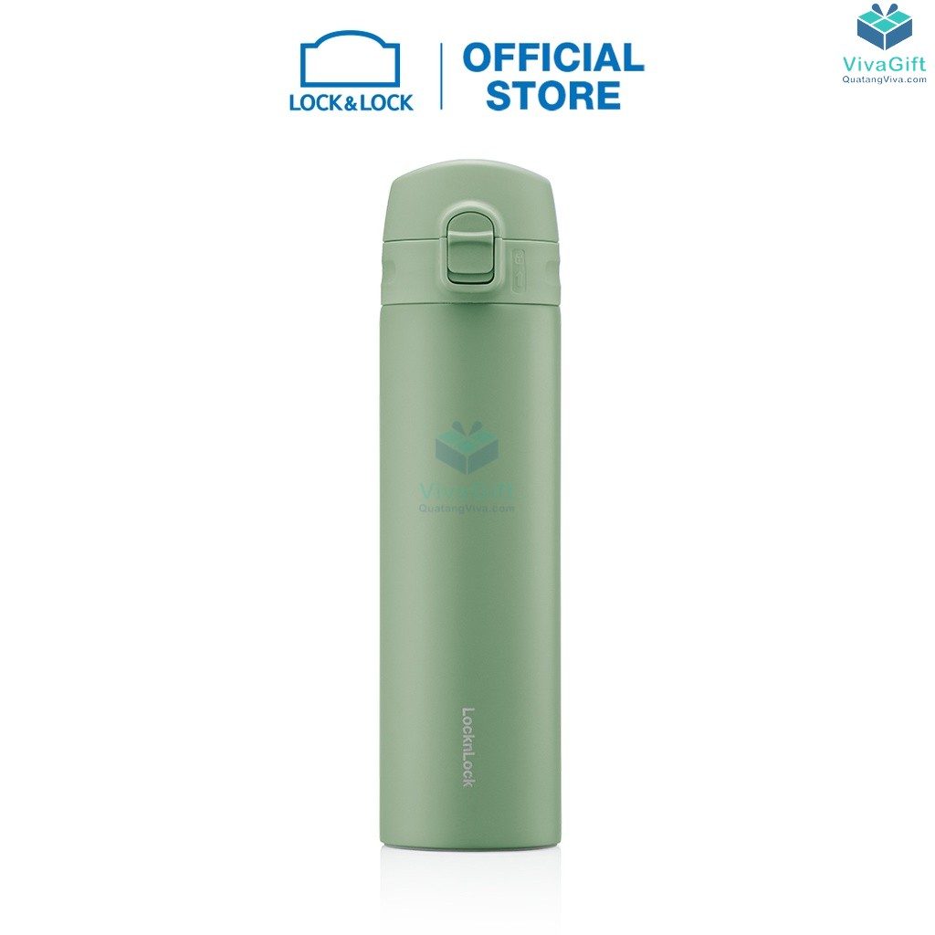 Bình Giữ Nhiệt LocknLock 400ml – LHC3270 Slim Fit Onetouch In Logo 6