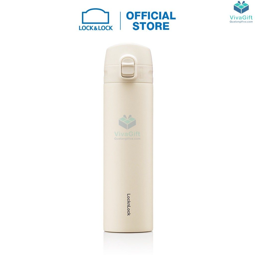 Bình Giữ Nhiệt LocknLock 400ml – LHC3270 Slim Fit Onetouch In Logo 8