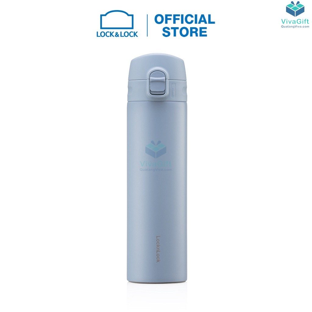 Bình Giữ Nhiệt LocknLock 400ml – LHC3270 Slim Fit Onetouch In Logo 7