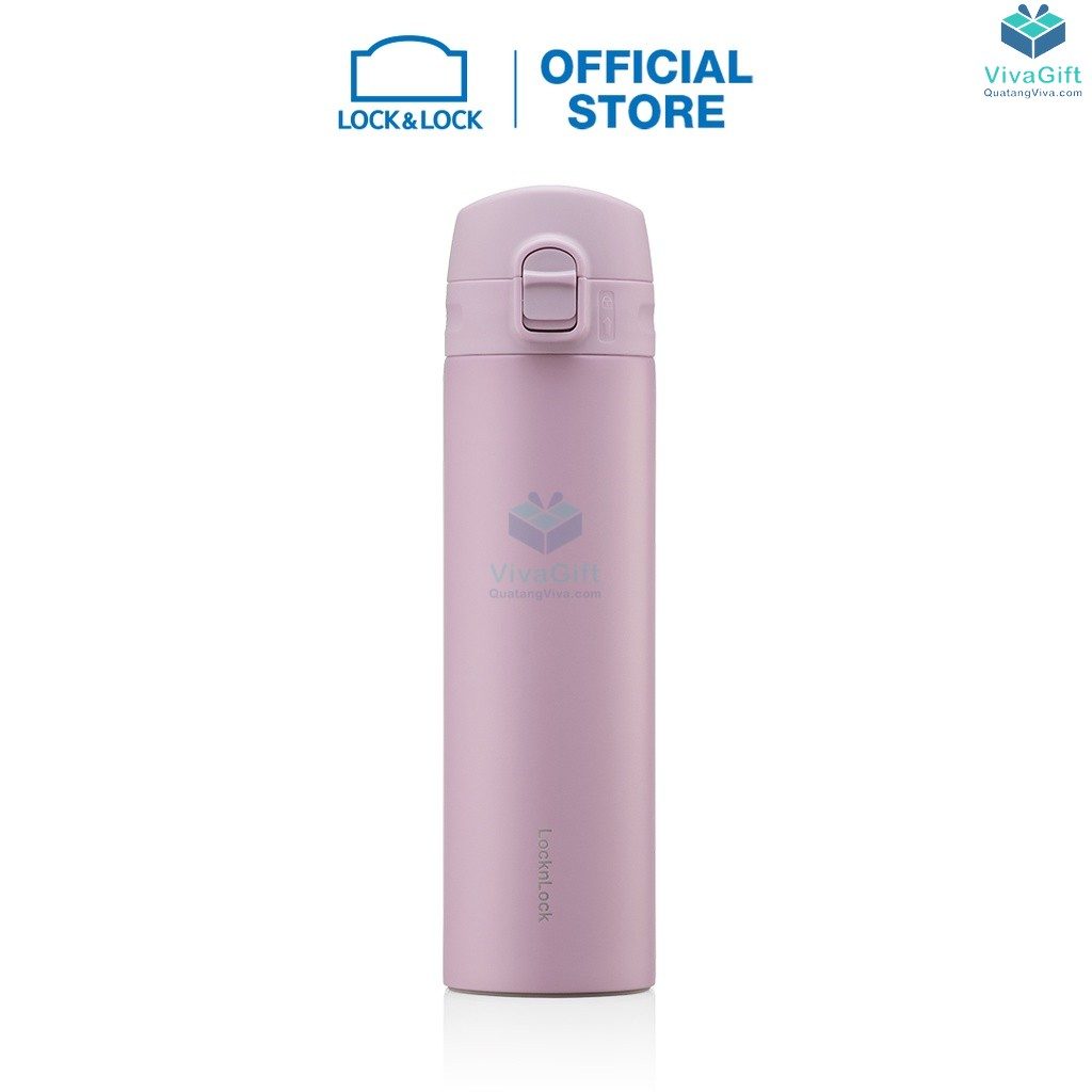 Bình Giữ Nhiệt LocknLock 400ml – LHC3270 Slim Fit Onetouch In Logo 9