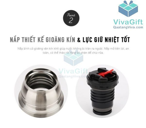 Bình Giữ Nhiệt Lock&Lock 500ml LHC1430 Vienna In Logo 2