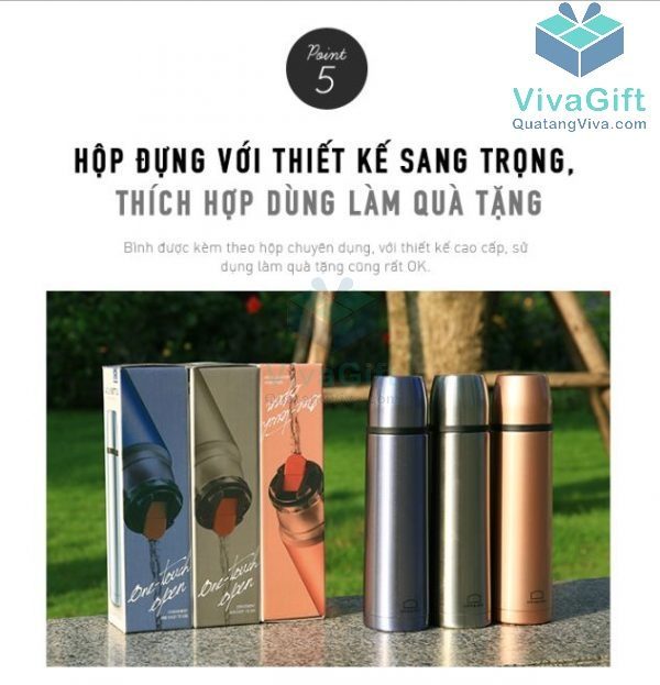 Bình Giữ Nhiệt Lock&Lock 500ml LHC1430 Vienna In Logo 5