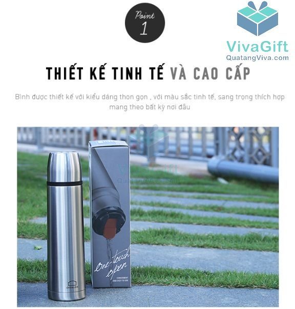 Bình Giữ Nhiệt Lock&Lock 500ml LHC1430 Vienna In Logo 1
