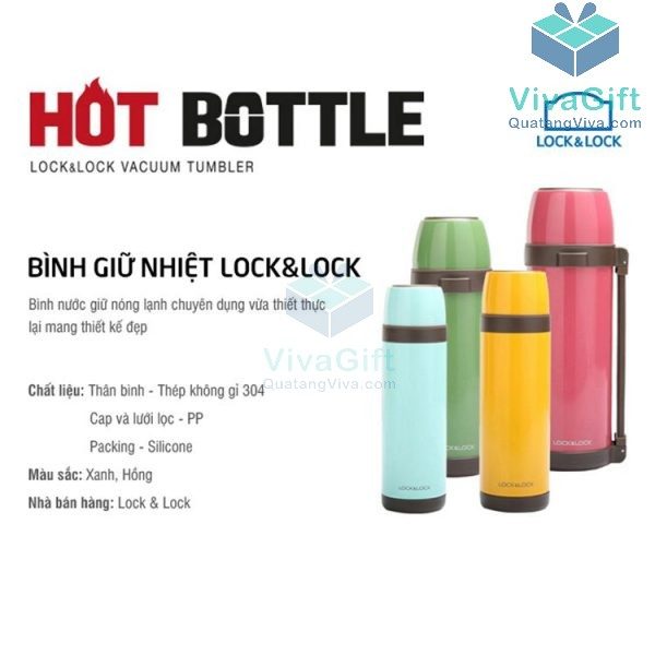 Bình Giữ Nhiệt Lock&Lock LHC1448 700ml City Vacuum Bottle Montreal 4