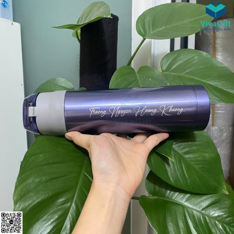 Bình Giữ Nhiệt Lock&Lock Vacuum Bottle LHC6800FU 500ml In Logo 2