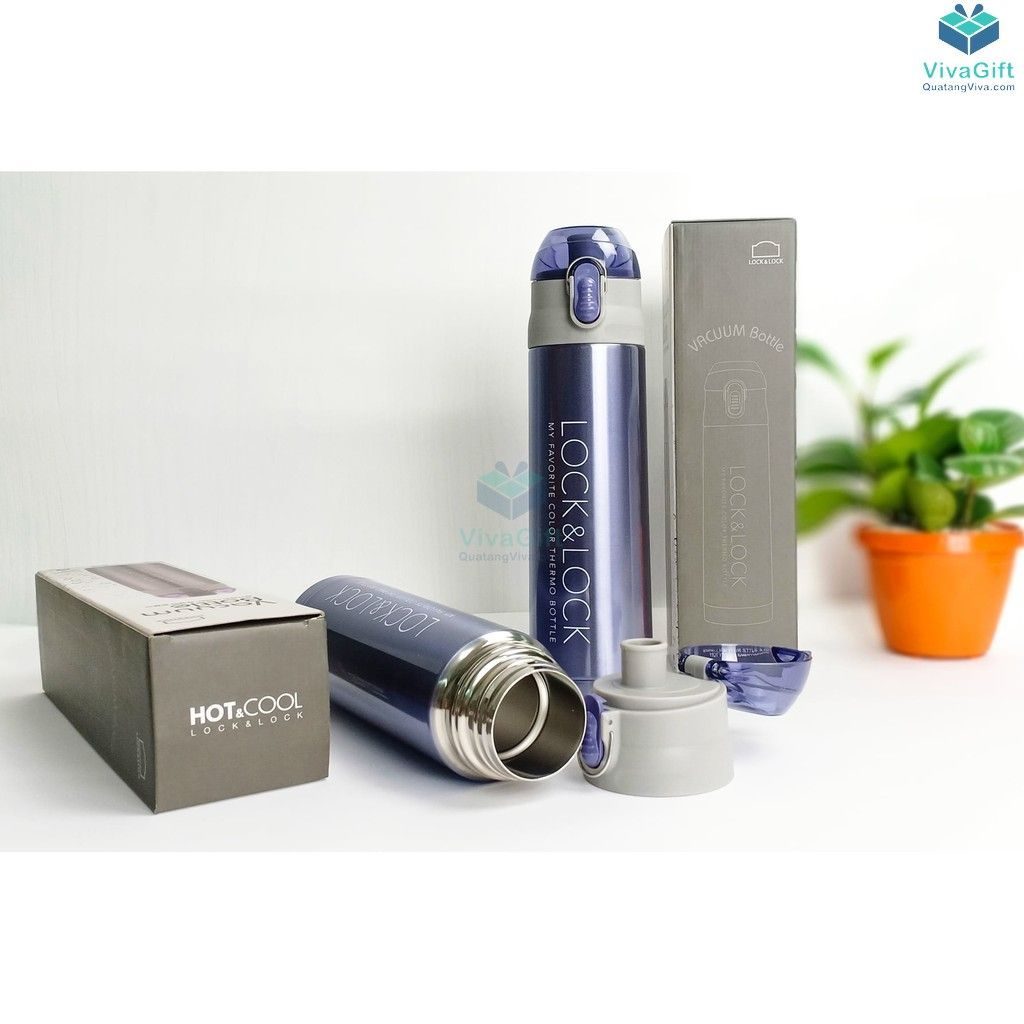 Bình Giữ Nhiệt Lock&Lock Vacuum Bottle LHC6800FU 500ml In Logo 2