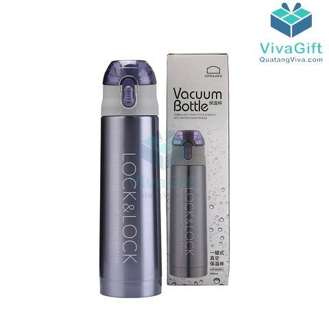 Bình Giữ Nhiệt Lock&Lock Vacuum Bottle LHC6800FU 500ml In Logo 5