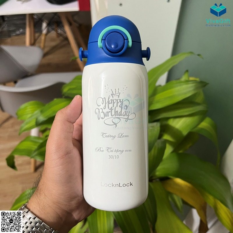 Bình Giữ Nhiệt LocknLock 350ml – LHC3283 DIY Strap Tumbler 2
