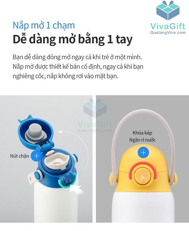 Bình Giữ Nhiệt LocknLock 350ml – LHC3283 DIY Strap Tumbler 9