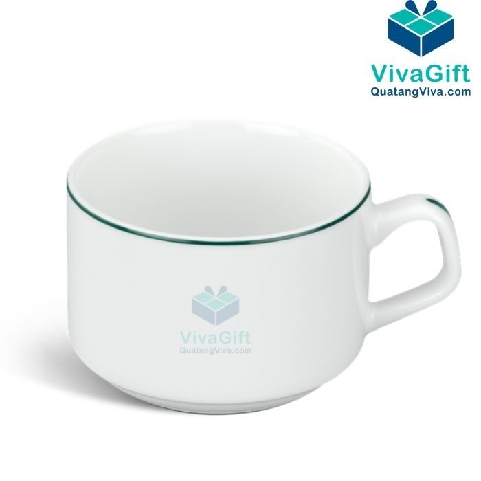 Bộ Ấm Chén Minh Long 0.7 L - Jasmine - Chỉ Xanh Lá 01071100903