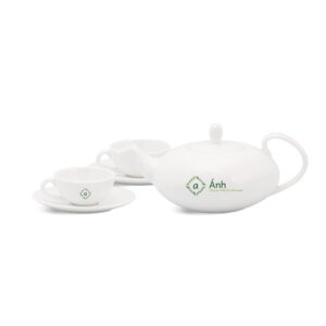 Bộ Ấm Chén Minh Long 0.47 L Elip - Anna - Trắng Ngà 68470200003