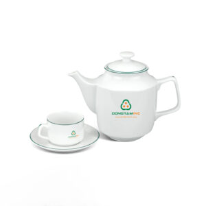 Bộ Ấm Trà Minh Long 1.1 L - Jasmine - Chỉ Xanh Lá 01111100903