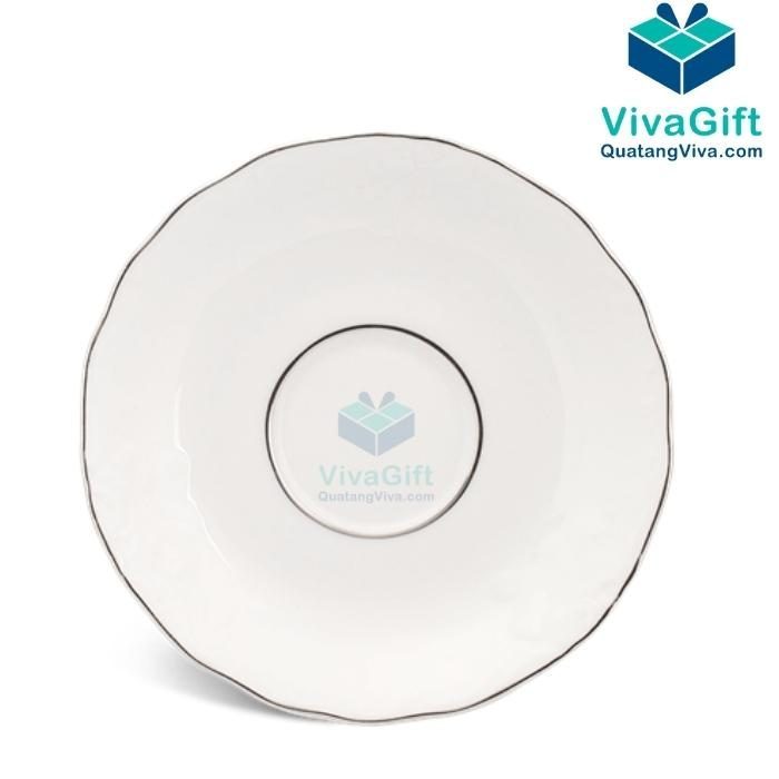 Bộ Ấm Trà Minh Long 1.3 L – Đài Các – Chỉ Bạch Kim 01134604303