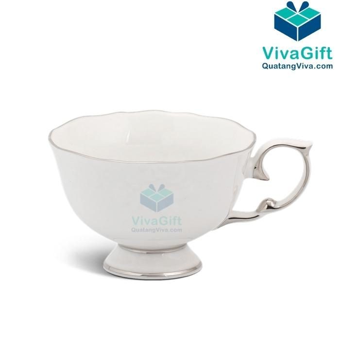Bộ Ấm Trà Minh Long 1.3 L – Đài Các – Chỉ Bạch Kim 01134604303