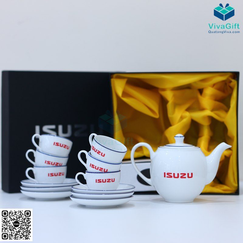 Bộ Ấm Trà Minh Long 0.5 L - Camellia - Chỉ Xanh Dương A001_01503802103 5