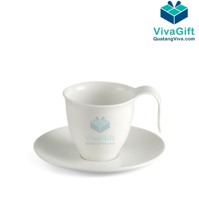 Bộ Ấm Trà Minh Long In Logo 0.45 L - Anh Vũ - Trắng Ngà 01458000003