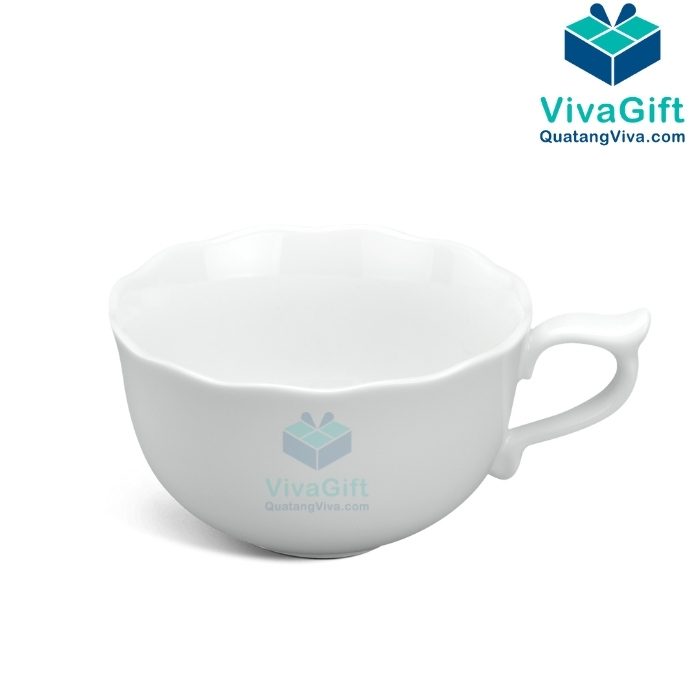Bộ Ấm Trà Minh Long In Logo 0.7 L - Mẫu Đơn IFP - Trắng Ngà 68701300003