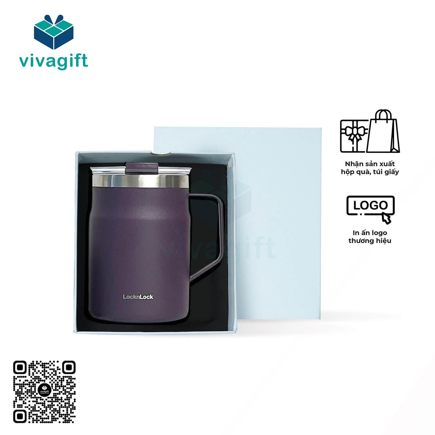 Ly giữ nhiệt Lock&Lock LHC4219 Metro Table Mug 475ml - Quatangviva.com