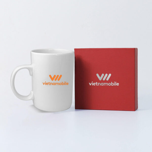 Ly Sứ Trắng Quai C Dáng Cao LS103