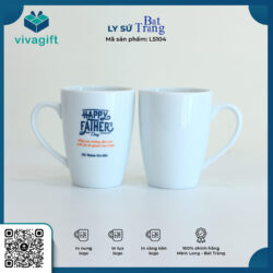 Ly Sứ Trắng Thóp S1 In Logo Theo Yêu Cầu LS104 – Quatangviva.com