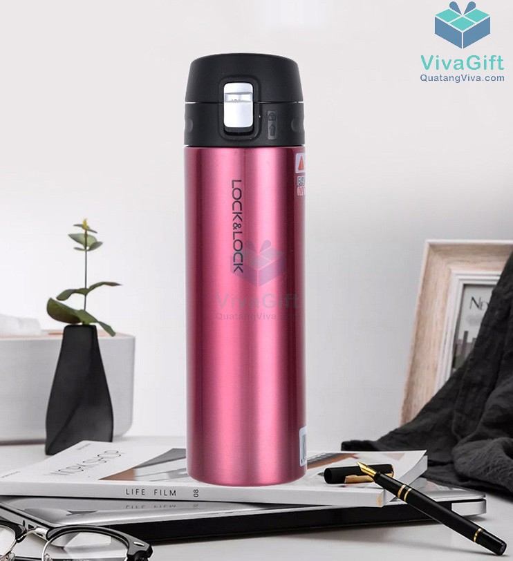 Bình Giữ Nhiệt Lock&Lock Feather Light LHC3220 500ml In Logo 19