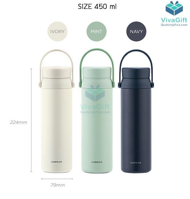 Bình Giữ Nhiệt Lock&Lock LHC4246 450ml Wanna Be Tumbler Carry 10