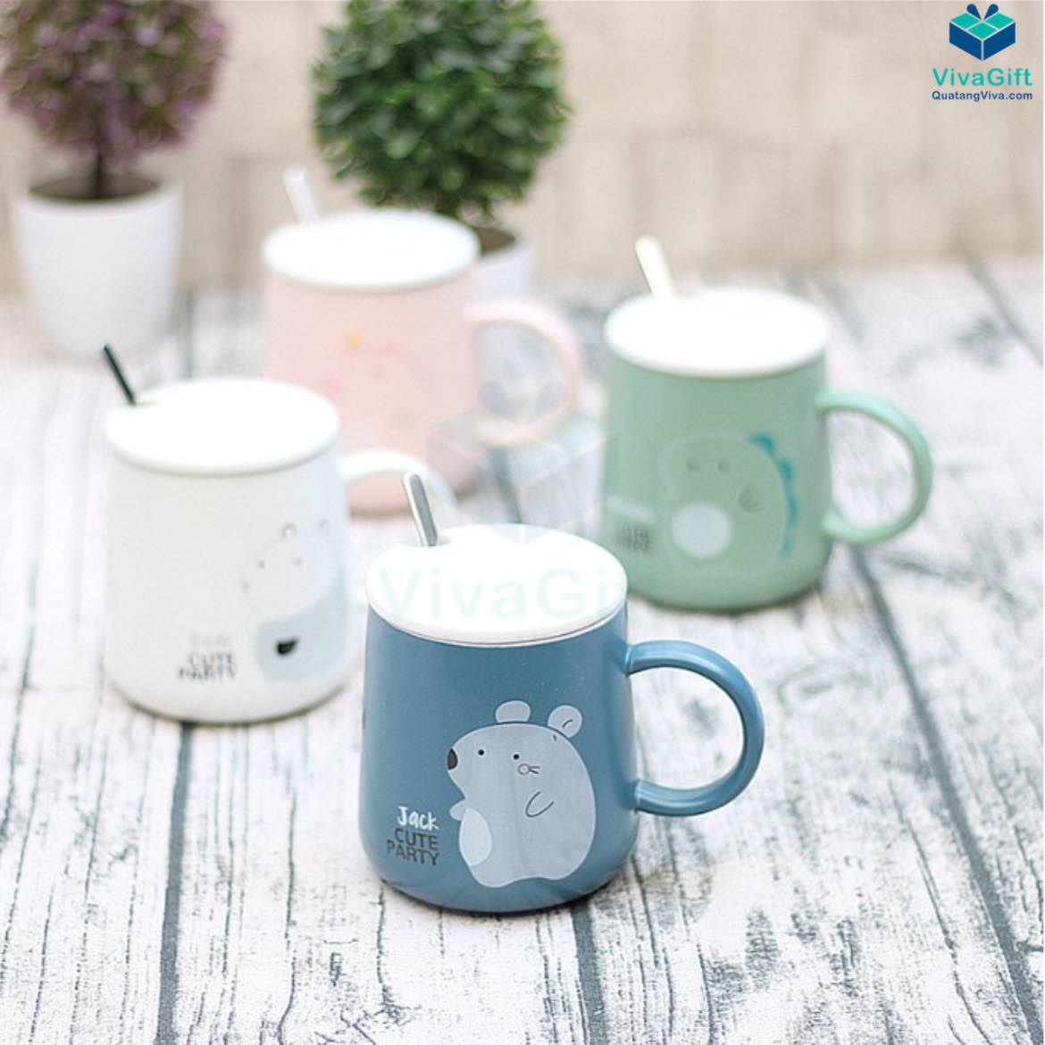 Cung Cấp Ly Sứ Có Nắp Đậy In Logo Làm Quà Tặng - Giá Rẻ Bất Ngờ 9