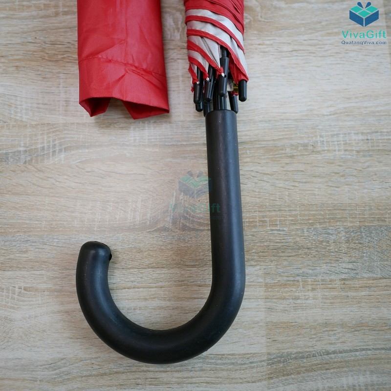 Dù Cầm Tay Cán Cong Bán Kính 60cm Cán Nhựa In Logo D038 17
