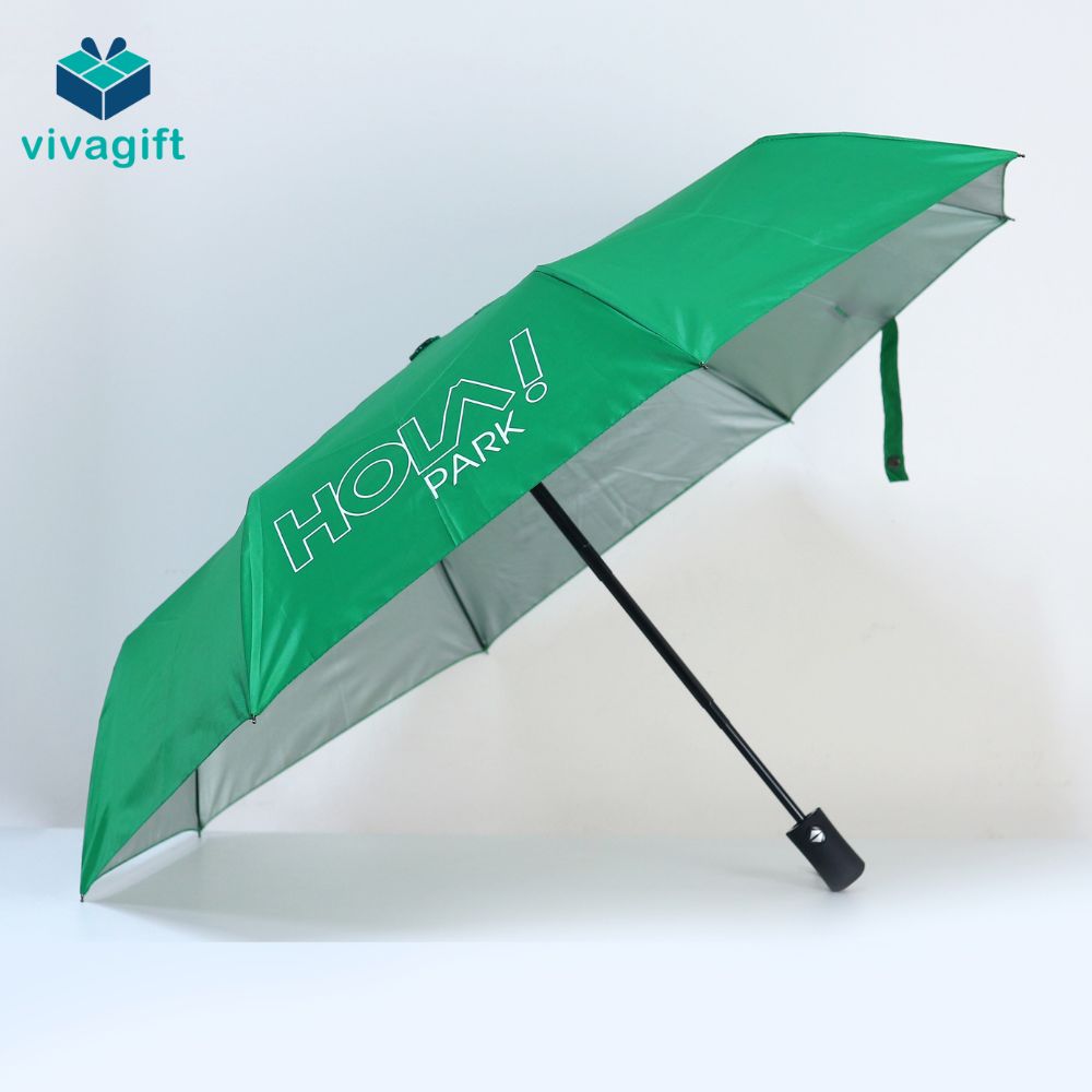 Ô cầm tay gấp 3 tự động 2 chiều quà tặng R=55cm D040 - Quatangviva.com