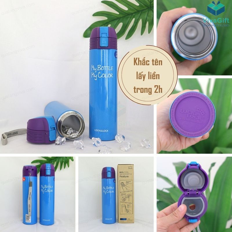 Bình Giữ Nhiệt LocknLock 300ml One Touch LHC3208 15