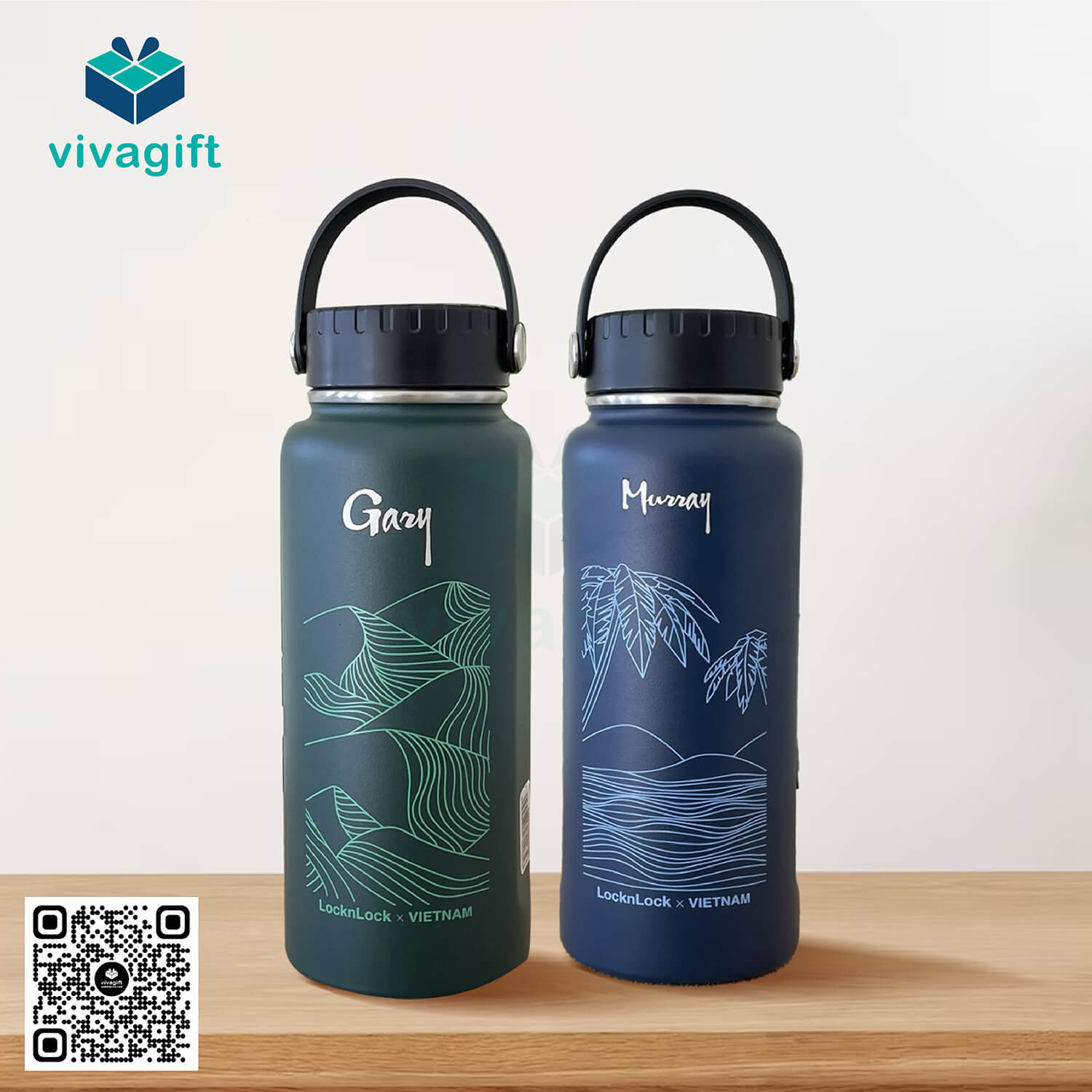 Bình Giữ Nhiệt Lock&Lock 897ml RigaTumbler Vietnam Edition LHC4160 N 3