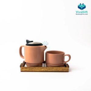 Bộ Ấm Trà Dong Hwa Coffee Set In Logo Làm Qùa Tặng