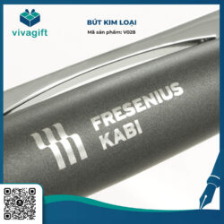 Bút Kim Loại Nắp Đậy Khắc Tên V028 – Quà Tặng Viva