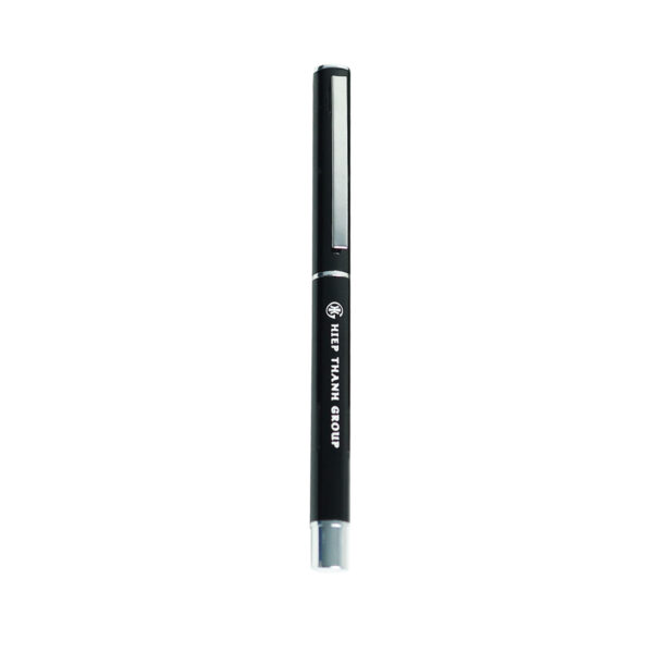 Bút Bi Kim Loại Nắp Đậy Đen V049