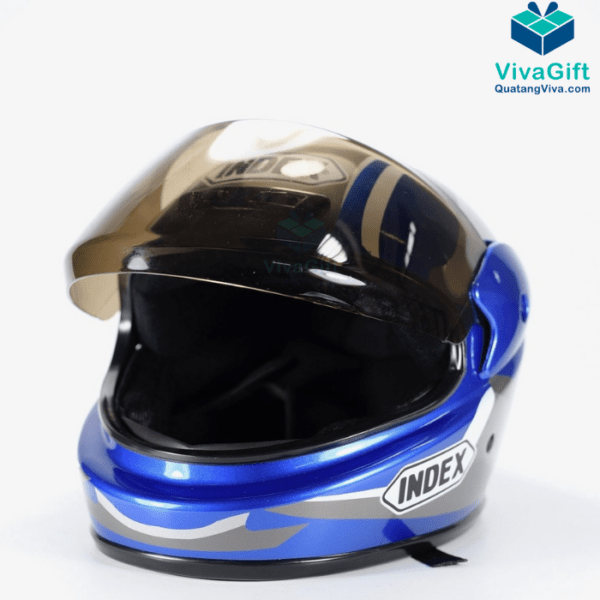 # Mũ Bảo Hiểm Full Face Không Kính BH017 In Logo