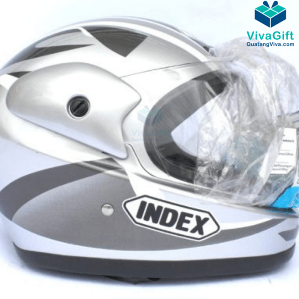 # Mũ Bảo Hiểm Full Face Không Kính BH017 In Logo