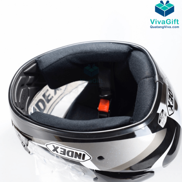 # Mũ Bảo Hiểm Full Face Không Kính BH017 In Logo