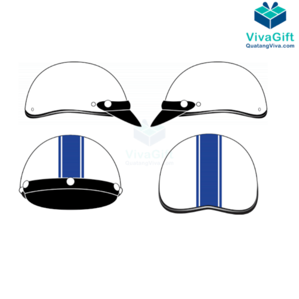 # Mũ bảo hiểm nửa đầu BH010 In Logo Làm Quà Tặng