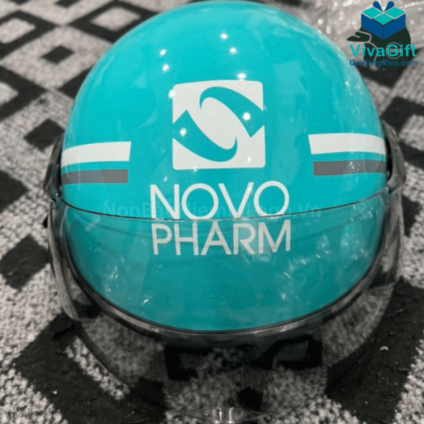 # Mũ bảo hiểm nửa đầu có kính BH011 In Logo Làm Quà Tặng