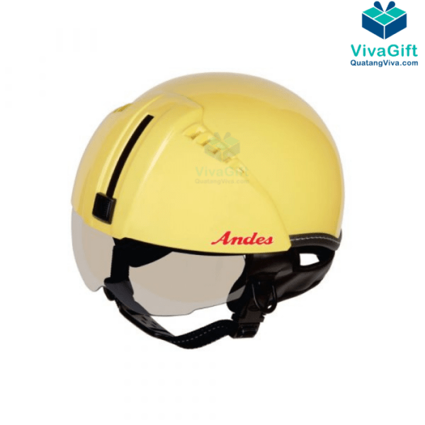 # Mũ Bảo Hiểm Nửa Đầu Giấu Mũ BH015 In Logo Theo Yêu Cầu