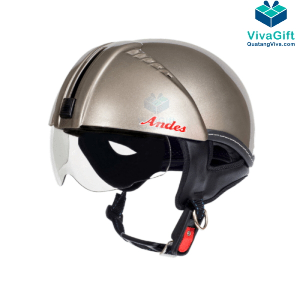 # Mũ Bảo Hiểm Nửa Đầu Giấu Mũ BH015 In Logo Theo Yêu Cầu