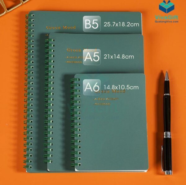 Sổ Tay Lò Xo SLX03 In Logo Theo Yêu Cầu