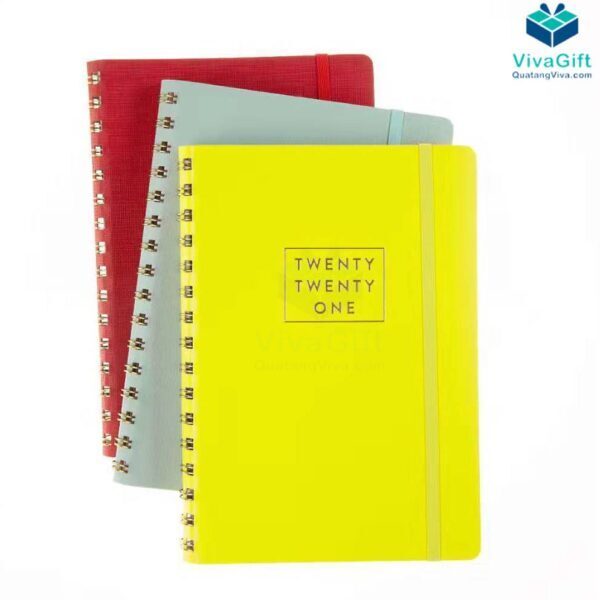 Sổ Tay Lò Xo SLX04 In Logo Theo Yêu Cầu