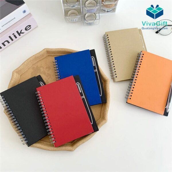 Sổ Tay Lò Xo SLX05 In Logo Theo Yêu Cầu